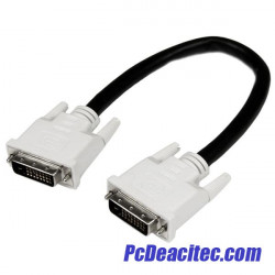 Cable DVI-D macho a DVI-D macho dual digital (24+1 pin) de 0.3 m