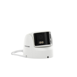 [ PROTECCIÓN ACTIVA ] Turret IP Panorámica 4 Megapíxel / 2 Lentes 2.8 mm (180°) / Imagen a Color 24/7 (ColorVu) / PoE / WDR 130° / IP67 / ACUSENSE / Luz Estroboscópica y Alarma Audible / 30 mts Luz Blanca / Micro SD