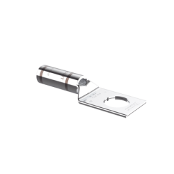 Terminal de Compresión de un Orificio 2 AWG. 25 Piezas
