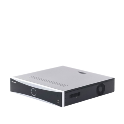 NVR 12 Megapixel (4K) / 32 Canales IP / Reconocimiento Facial / AcuSense (Evita Falsas Alarmas) / 8 Bahías de Disco Duro /  2 HDMI en 4K / Alarmas I/O
