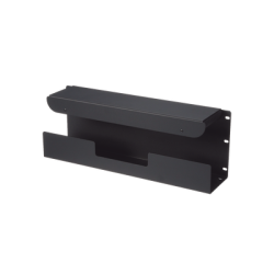 Accesorio Pasacables Para Rack Estándar de 19 in, 4 UR, Capacidad de 260 Cables Cat6, 4.5 in de Profundidad, Color Negro