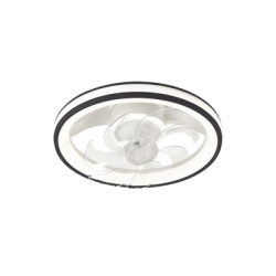 Ventilador de Techo con Luminario LED de  110 V CA 50/60 Hz /  88 W /4500 Lm / 6500 - 4 000 - 2 700 K /3 Tonos de Luz / 501 mm / 6 Velocidades / Dimeable.