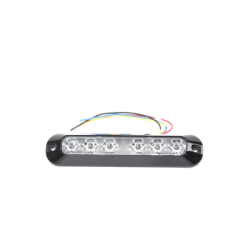 Luz Auxiliar Serie X3705, 6 LEDs Ultra Brillantes, color Rojo / Azul