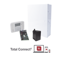 Sistema de alarma VISTA48/6162RF con Gabinete, Transformador y teclado Alfanumérico con receptor RF