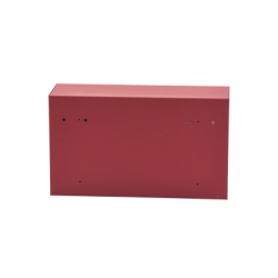 Gabinete para dos baterías de respaldo de 18 AH. Aplicaciones para sistemas de detección de incendio (FAS).