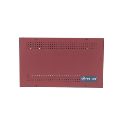 Gabinete para dos baterías de respaldo de 18 AH. Aplicaciones para sistemas de detección de incendio (FAS).