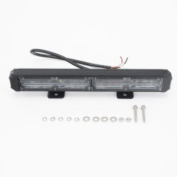 Barra de Luz de Advertencia, 2 Módulos de 6 LED, 11 Pulgadas Rojo