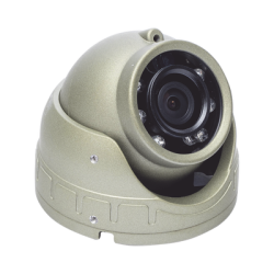 Cámara Mini Domo AHD 2 Megapixel / Lente 2.8 mm / 3 mts IR / Micrfono Integrado / Uso en Interior / Compatible con DVR´s Moviles epcom XMR / Conector Tipo Aviación