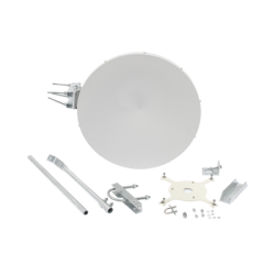 Antena Siklu de 2 pies para radios EtherHaul (EH1200, EH2500, EH8010), Rango 71-86 GHz, 50 dBi, incluye kit de montaje para radios EtherHaul