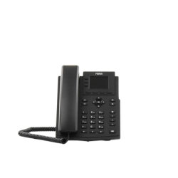 Teléfono IP empresarial para 4 líneas SIP con pantalla LCD de 2.4 pulgadas a color, Opus y conferencia de 3 vías, PoE.