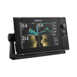 Pantalla de navegación NSS9 Evo3S, integra una ecosonda de 1 kW de potencia, receptor GPS de máxima sensibilidad, y conectividad inalámbrica.   