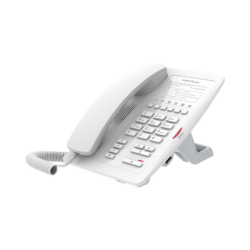 Teléfono IP WiFi para Hotelería, profesional con 6 teclas programables para servicio rápido (Hotline), plantilla personalizable con PoE 