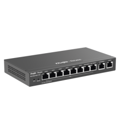 Router Balanceador con Función SD-WAN, PoE+ hasta 110w, 10 puertos gigabit (8 puertos PoE), soporta 4x WAN configurables, hasta 200 clientes con desempeño de 1,000 Mbps