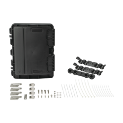 Cierre de Empalme para 20 fusiones de fibra óptica, Exterior, 16 acopladores SC/APC, IP65 