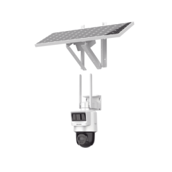 Kit Solar IP All in One / Doble Detección (Radar + PIR) / PT IP 4 Megapixel / Lente 4 mm / Panel Solar / Batería de Respaldo de Litio 50.76Wh (Hasta 1.5 días) / Conexión 4G / Audio de Dos Vías / Accesorios de Inst. / Dir