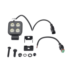Luz de Trabajo Ultra brillante Cuadrada, 4 LED, 2650 Lúmenes, 12-24 Vcd