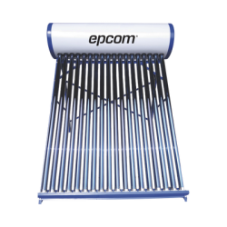 Bóiler Solar de 180L, Baja Presión con 18 Tubos de Vacío de Mayor Resistencia y Termotanque Inoxidable de Grado Alimenticio 180 L Resistentes a Granizo de Hasta 25 mm/ l, Incluye Anodo de Magnesio