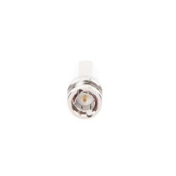 Conector BNC Macho de Ensamble Roscable (Hex.) en Sentido de las Manecillas de Reloj para Cable Coaxial RG-59/U, Níquel/ Oro/ Delrin.