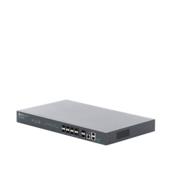 Deltra Stream - OLT de 8 Puertos GPON  / Conexión Hasta 1,024 ONUs / 1 Puerto Gigabit RJ45 Uplink / 2 Puertos SFP+ 10GbE Uplink / Fuentes Redundantes AC-AC (incluidas) /  Administración desde la Nube Sin Costo (DPMS)