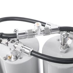 Duplexer Pasa Banda-Rechazo de Banda, 400-470 MHz, 4 Cavidades (4