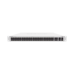 Cloud Router Switch 48 puertos PoE 802.3af/at Gigabit, 4 puertos SFP+ 10G, 2 puertos QSFP+ 40G, Montaje en Rack