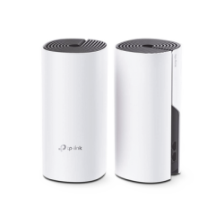 KIT 2 Routers Inalámbricos MESH Interior para Hogar / Doble Banda Wi-Fi 5 AC1200 Mbps / 2 Puerto Gigabit WAN/LAN / 2 Antenas Internas / Administración Mediante la App Deco (iOS, Android) 