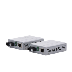 Convertidor de medios / Hasta 25 Km / 1 puerto SC/UPC 1000Mbps / 1 puerto RJ45 1000Mbps / WL: Tx 1310nm - Rx 1550nm / incluye 2 piezas A y B