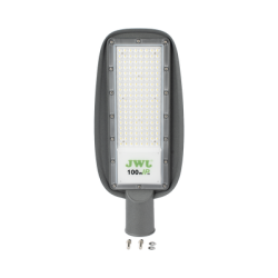 Luminaria LED  de 100 W / 100 - 265 V CA~50/60 Hz / Fotocelda  / Color Blanco/ Dimensiones 200 x 465 x 78 mm / Ángulo de Luz 135°.