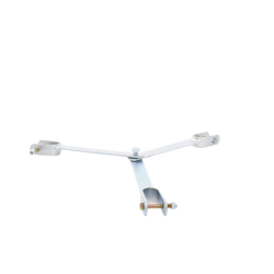 Brida para sujeción de retenida compatible con tramos STZ45, Galvanizado electrolítico.