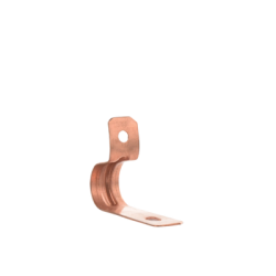 Abrazadera de Cobre para Fijar Cable a la Pared.