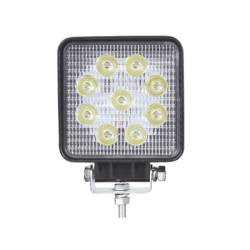 Luz de trabajo de 9 LED , 2300 Lúmenes, 27 Watts, 10-30 Vcc, IP67