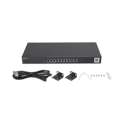 Router Balanceador con Función SD-WAN, 6 puertos LAN  y 3 puertos LAN/WAN gigabit y 1 Puerto WAN gigabit, hasta 350 clientes con desempeño de hasta 1.5 Gbps