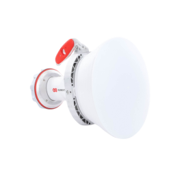 Antena asimétrica de 30° (30°H 20°V) 20.5 dBi tipo cuerno 5180-6000 MHz altamente eficiente, sin cables, sin perdidas, sin lóbulos listas para TwistPort