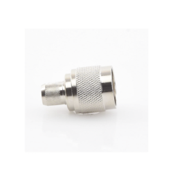 Conector N Macho para 75 Ohm de Anillo Plegable para cable RG-11, Niquel /Oro /Teflón.