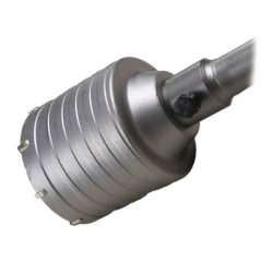 Broca Pasamuros SDS, Sacabocado P/Concreto 65mm con Ext. de 220mm (Ideal para Instalar MINISPLITS)