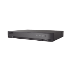 DVR 4 Canales TURBOHD + 2 Canales IP / 5 Megapixel Lite - 3K Lite / Audio de Dos Vías por Coaxitron / Reconocimiento Facial / ACUSENSE (Evista falsas alarmas) / 1 Bahía de Disco Duro / Salida de Video en Full HD 