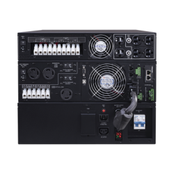 UPS de 10000 VA/10000 W, Online Doble Conversión, 200 - 240 Vac de Entrada, 120 - 240 Vac de Salida, Entrada Hardwired, Onda Senoidal Pura, Torre o Rack de 8 UR, Con 6 Tomas NEMA 5-20R, 3 NEMA L6-30R y Terminal Hardwire