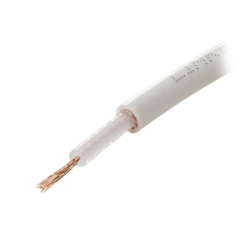 Carrete de 100 metros de Cable Tipo RG58AU, con Forro Blanco 