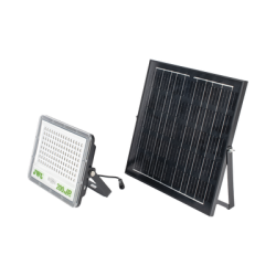 Reflector con Panel Solar 200 W /  Batería 3.2  V CD / T.C.C. 6 500 K / IP66.