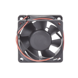 Ventilador Anticondensante Axial Cuadrado, 60x60x25 mm, 12 Vcc, 4390 RPM, 1.8 W, 0.15 A, Flujo de Aire de 25.0 CFM, Unión Sellada.