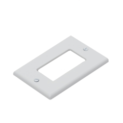 Tapa para Contacto Rectangular Color Blanco.