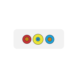 HUAWEI MiniFTTO - Cable Hibrido Fotoeléctrico / Monomodo / (XC/UPC)-(XC/UPC)/ Interior / Fibra G.657A2 / Cobre 26 AWG / 80m
