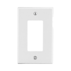 Tapa para Contacto Rectangular Color Blanco.