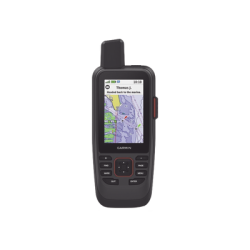 GPS portátil GPSMAP 86sci con mapa BlueChart® g3, comunicación satelital InReach, incluye batería interna recargable.