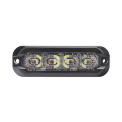 Luz perimetral , 8 LED Ultra Brillantes, Dual Color Rojo / Claro