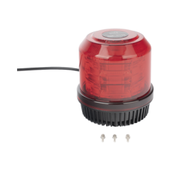 Burbuja brillante de 12 LEDs, color rojo, montaje fijo