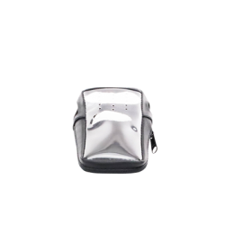 Funda de Piel Reforzada, Versión 2 de Fácil Acceso y Cubierta Frontal de Plástico Transparente para los Radios TK-2000KV2, TK-3000KV2