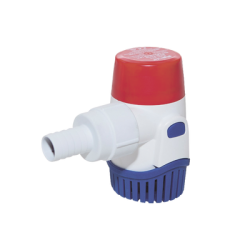 Bomba sumergible de achique de 800 galones por hora a 12 Volts de corriente directa.