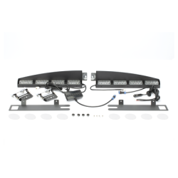 Luces Direccional de Visera para Interior, Color Rojo/Azul