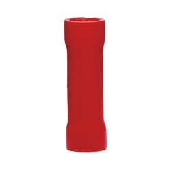 Conector a tope aislado / 22 - 16 AWG / Rojo / Paquete de 25 piezas